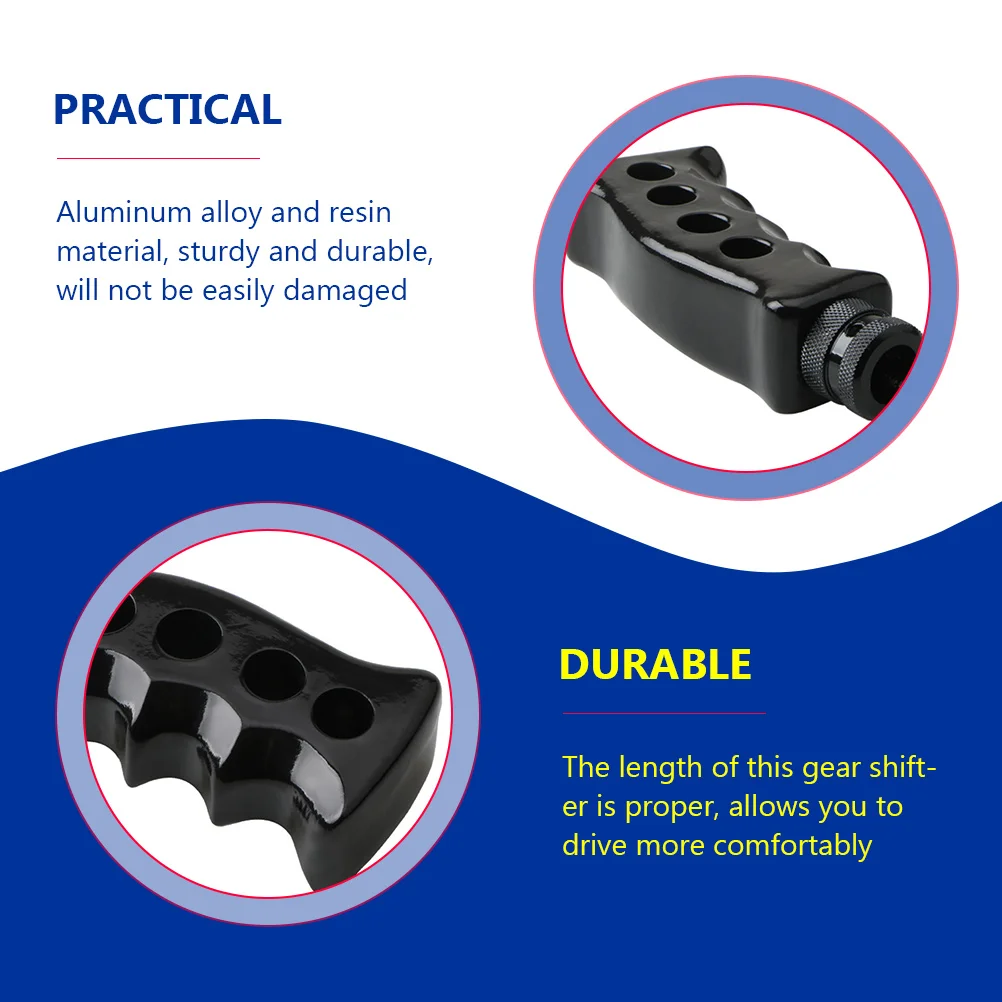 

Knife Handle Shape Gear Head 13CM Universal Car Shifter Stick Manual Truck Shift Knob Stylish Design Comfortable Touch Bright