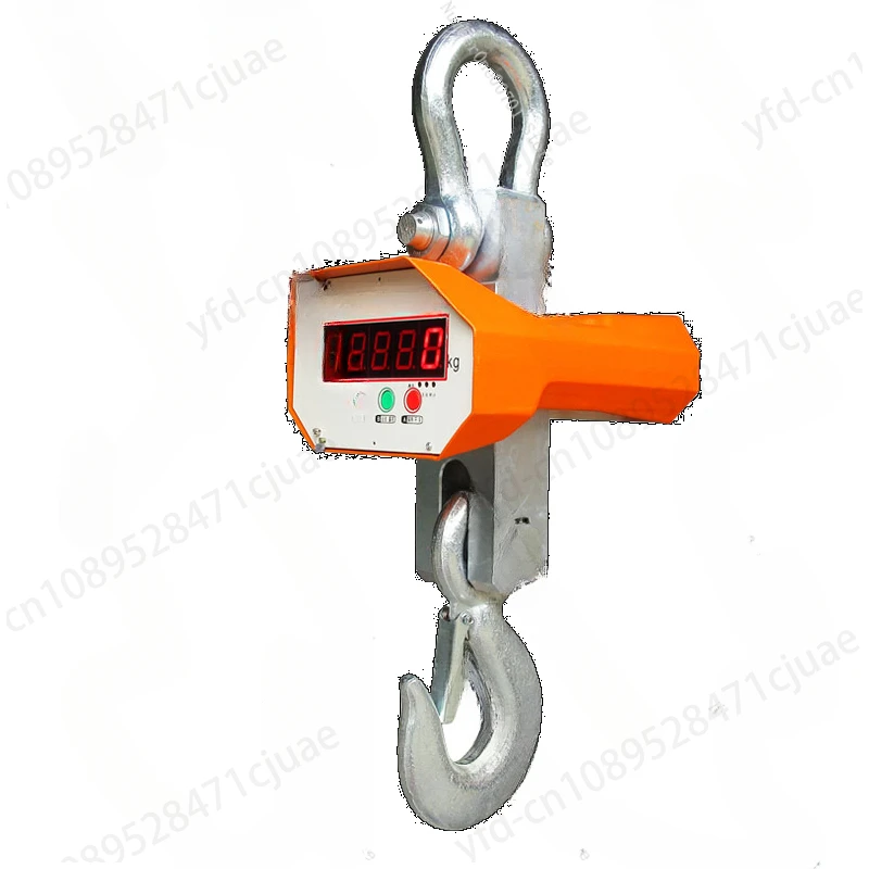 

Electronic Hoist Scale Hook Scale Hanging Scale Driving 1t2t3t5 Tons 10 Tons Wireless Crane OCS-5T