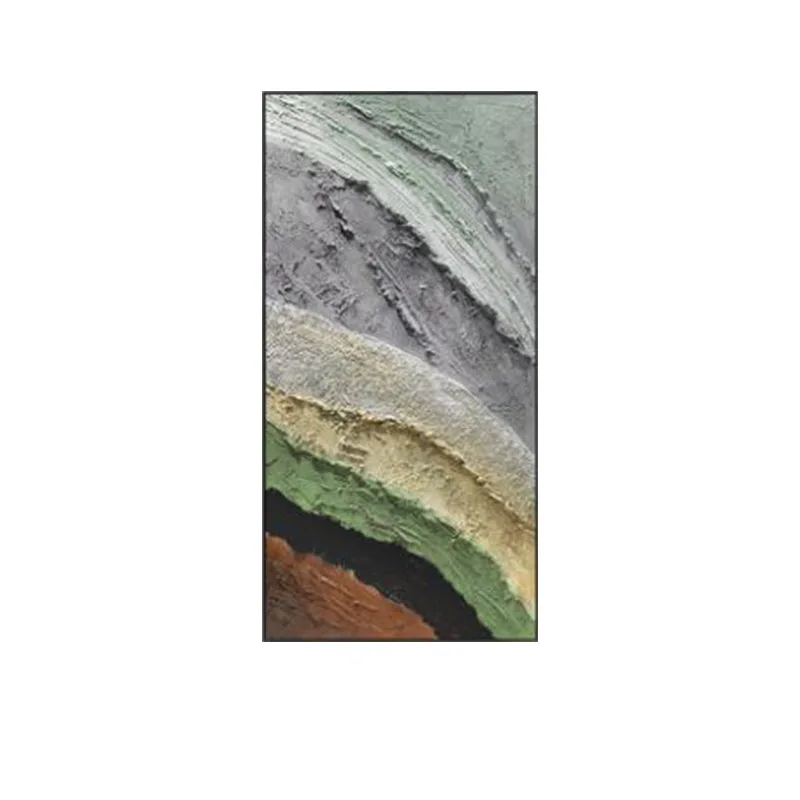 

Pure hand-painted oil decorative painting abstract porch handmade texture painting modern three-dimensional living room