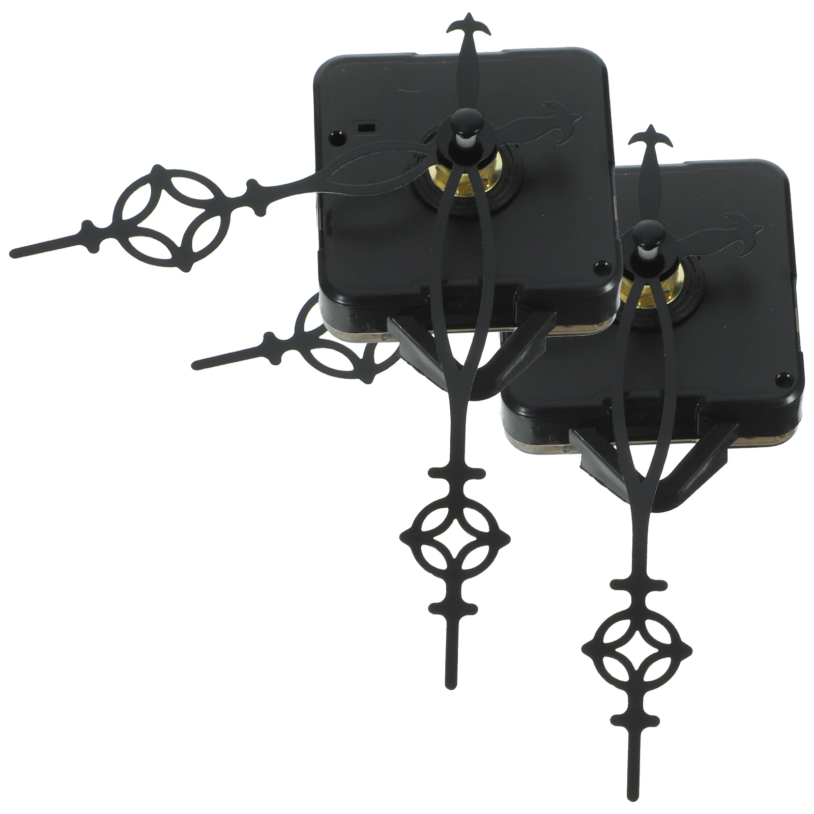 Silent Wall Clock Movement Mechanism Kit 2 Sets High Torque Repair Parts Replacement Plastic DIY Smartwatch Electronic