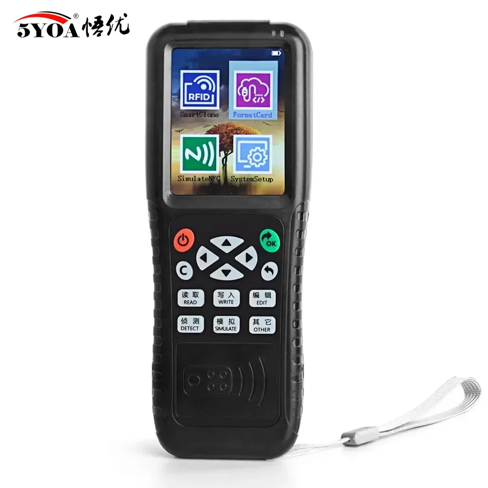 5YOA NFC قارئ البطاقات الذكية الكاتب 125 كيلو هرتز 13.56 ميجا هرتز تتفاعل ناسخة X100 USB بطاقة الوصول مبرمج الناسخ نسخ مفاتيح مشفرة #2