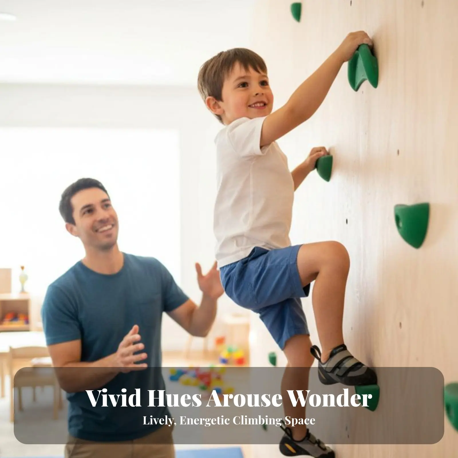 

Набор искусственных зацепок для скалолазания с нескользящей текстурой для использования в помещении и на улице, способствует энергичной игре дома