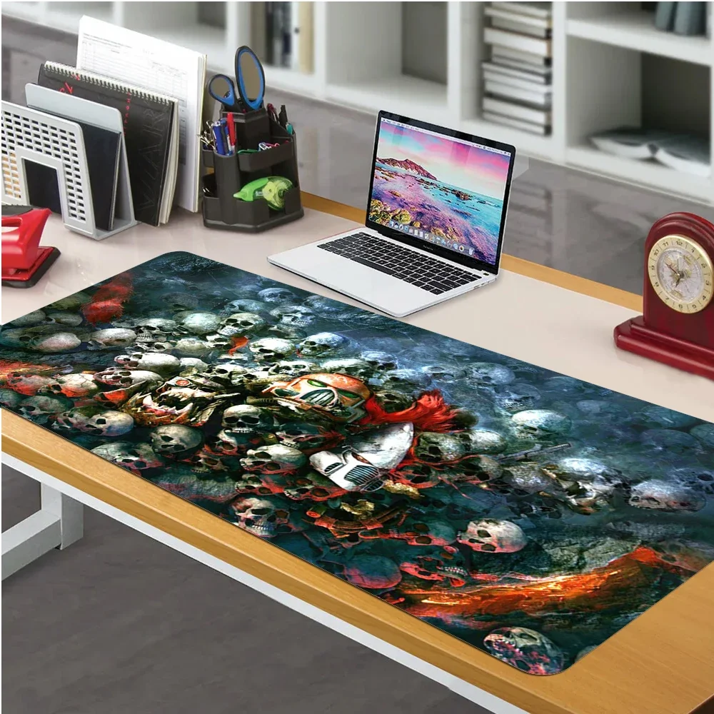 

War Gaming Mousepad 900x400 xxl Mouse Pad Gamer Waterproof Smooth Keyboard Mat Large Desk Cushion Hammer 40k Pad Overlocking