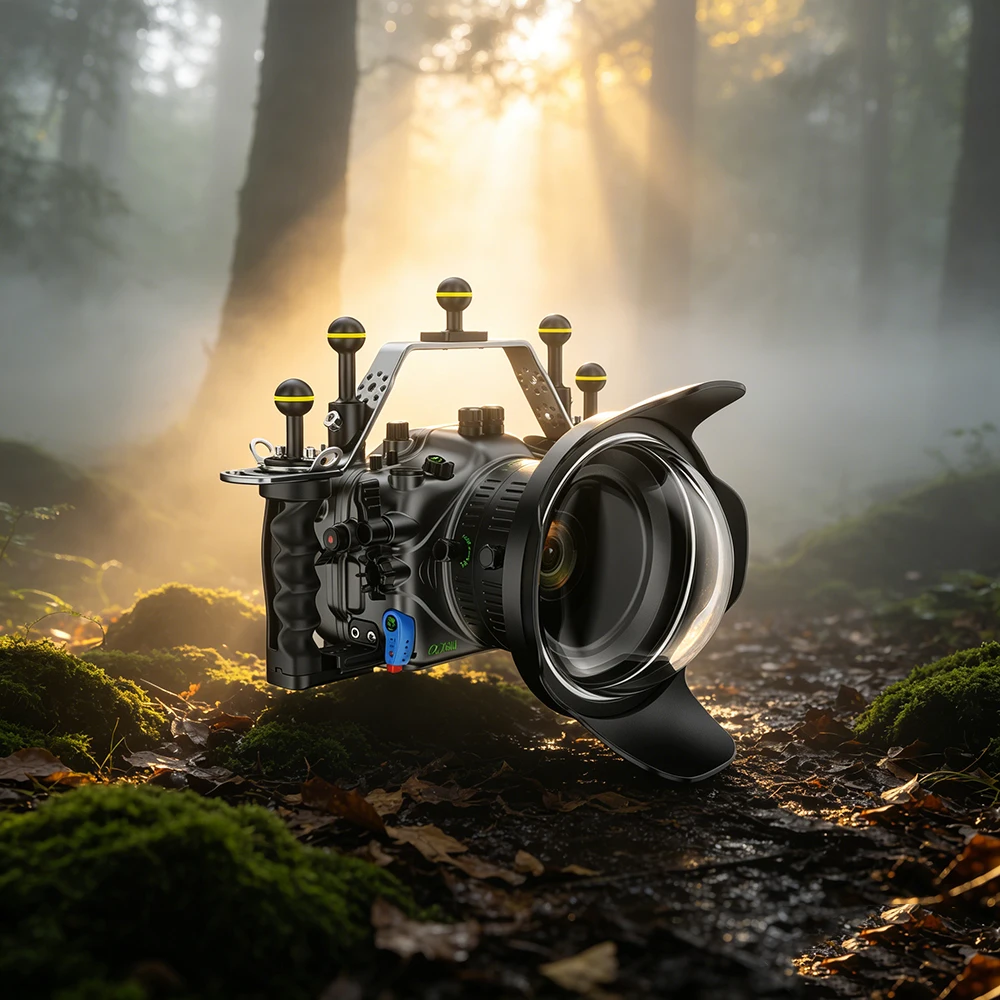 Seafrogs 100 m waterproof professional aluminum alloy waterproof case For Sony A7SIII Sony FE 16-35 F4 ZA OSS