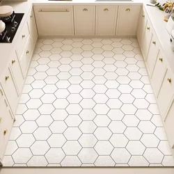 Carpet for Kitchen Anti-slip Oil-proof Rug Pvc Leather Floor Mat Wipeable Easy To Clean Waterproof Foot Mats Large Size Carpets