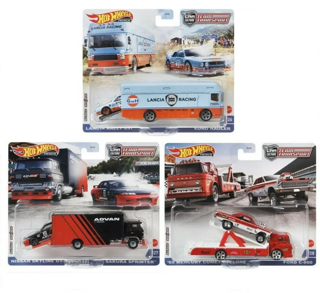 Ruote calde originali Premium Car Culture Team Transport Diecast 1:64 Voiture Nissan Skyline Fleet Street Boys Toys for Children