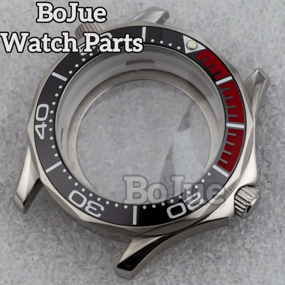 

for Seamaster 300 NH35 Watch Case Stainless Steel Band Green Luminous Hands 31MM Dial fit NH35 NH36 Movement Watch Replacements