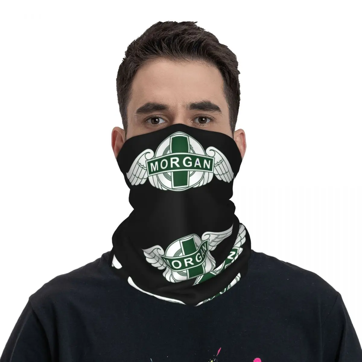 Morgan Motor Car Company Bandana Neck Cover Printed Wrap Mask Scarf Warm Headband Hiking Fishing For Men Women Adult Windproof