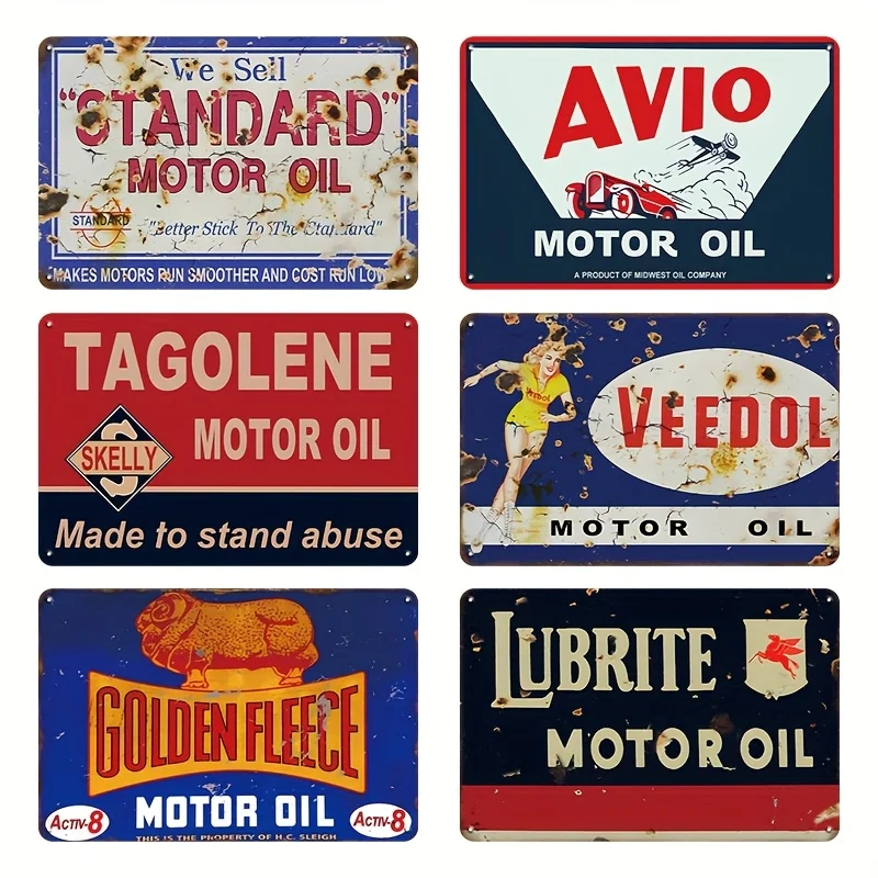 6Pcs Vintage Motor …