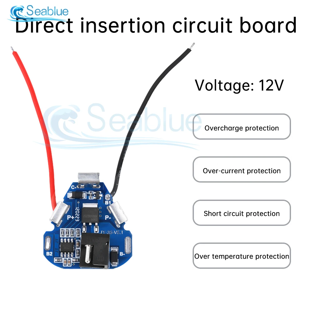 3S 12V BMS Li-ion Lithium Battery Protection Board 18650 Power Bank Balancer Battery Equalizer Board for Electric Drill