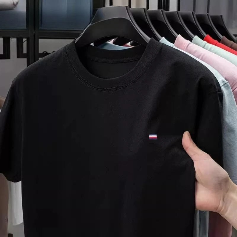 

High-quality cotton printed T-shirts for men and women in summer 2025 loose and casual short-sleeved tops versatile