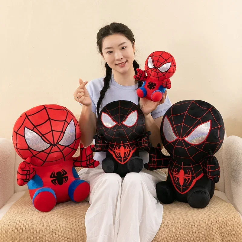 

Spider Man Plush Dolls Toys 25/35/45CM Marvel Figure Model Plushies Stuffed Doll Home Room Decor Peluche Pillow Birthday Gifts