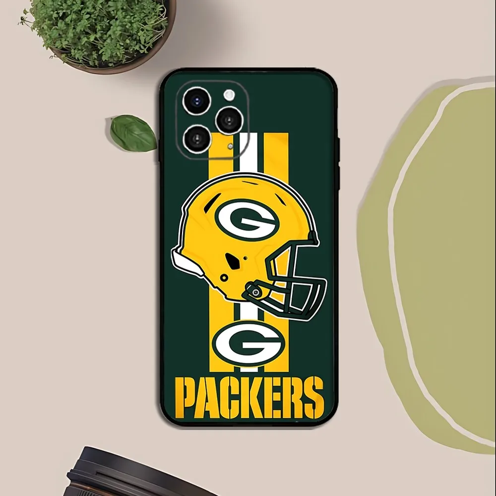 G-Green B-Bay Packers-S Phone Case For Iphone 15 11 13 14 Pro Max 7 8 Plus X Xr Xs Max Se2020 12mini Cover Case