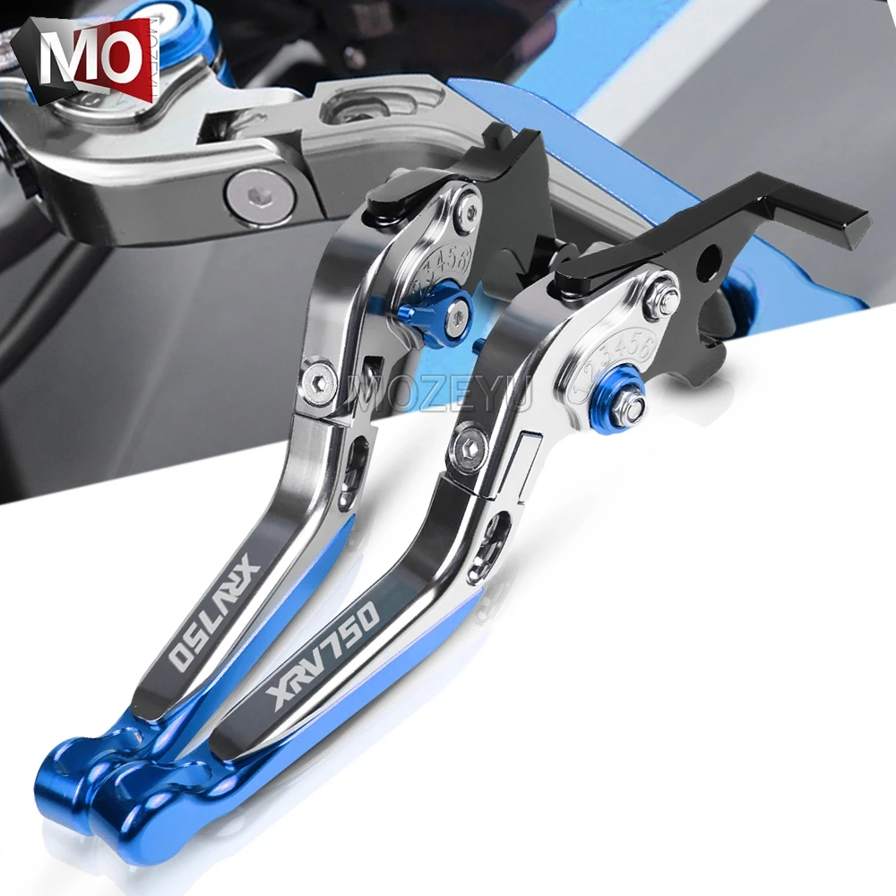 Motorcycle Accessories XRV750 Brake Clutch Levers For Honda XRV 750 L-Y Africa Twin 1990-2003 CNC Folding Brake Clutch Levers