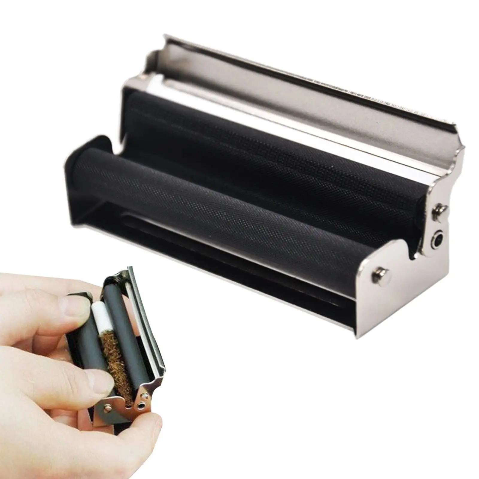 

JUSES' S Portable Tobacco Hand Roller Cigarette Maker 70/78/110 MM Paper Metal Rolling Machine Smoking Accessories for Gift