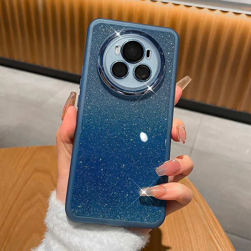 Magic 6 5 4 pro 5G Luxury Shiny Glitter Silicone Case For Huawei Honor Magic 5 6 Lite 20 pro 20i 10i Shockproof Back Cover Case