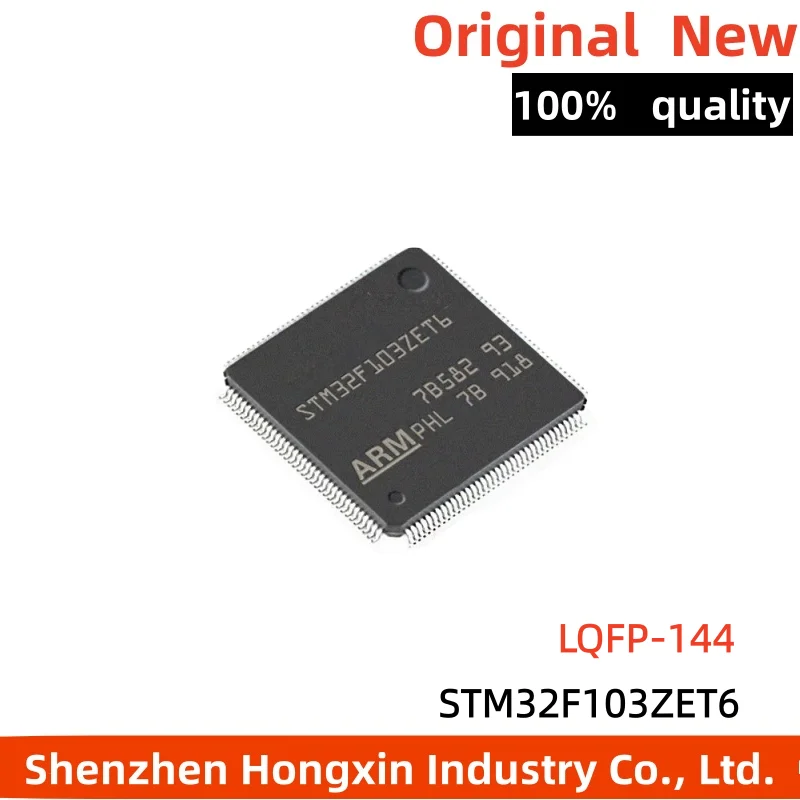 

1 piece STM32F103ZET6 LQFP-144 ARM Cortex-M3 32-bit microcontroller MCU