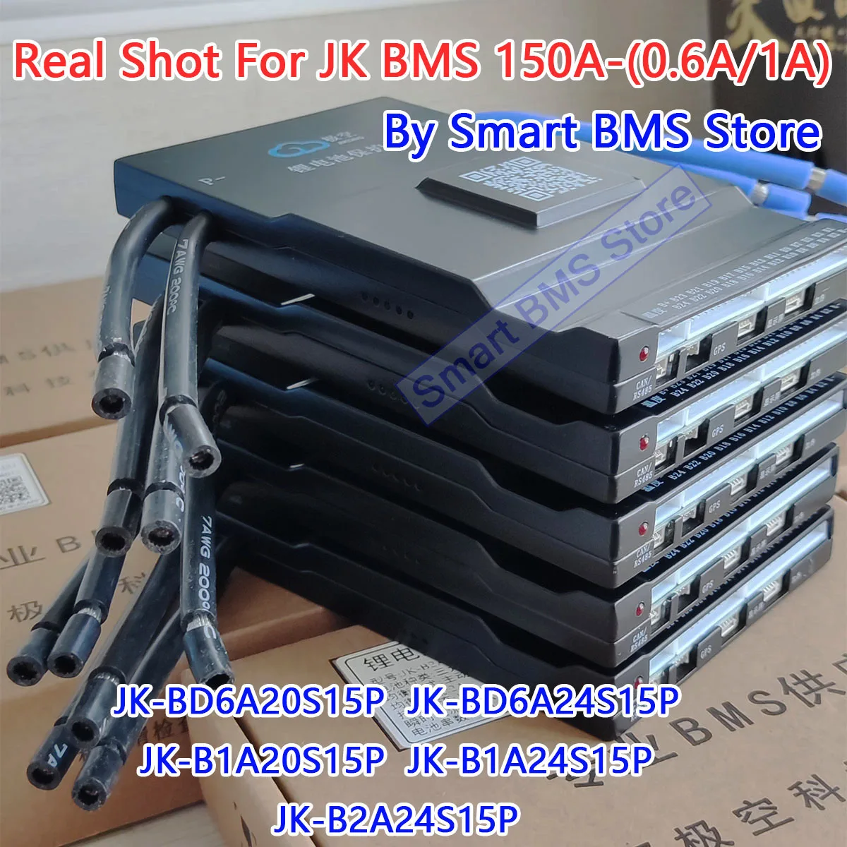 JiKong BMS 150A 8s 12s 20s 24v 48v B2A JK BMS 150 Lifepo4 Active Balance BD6A20S15P BD6A24S15P B1A20S15P B1A24S15P B2A20S15P