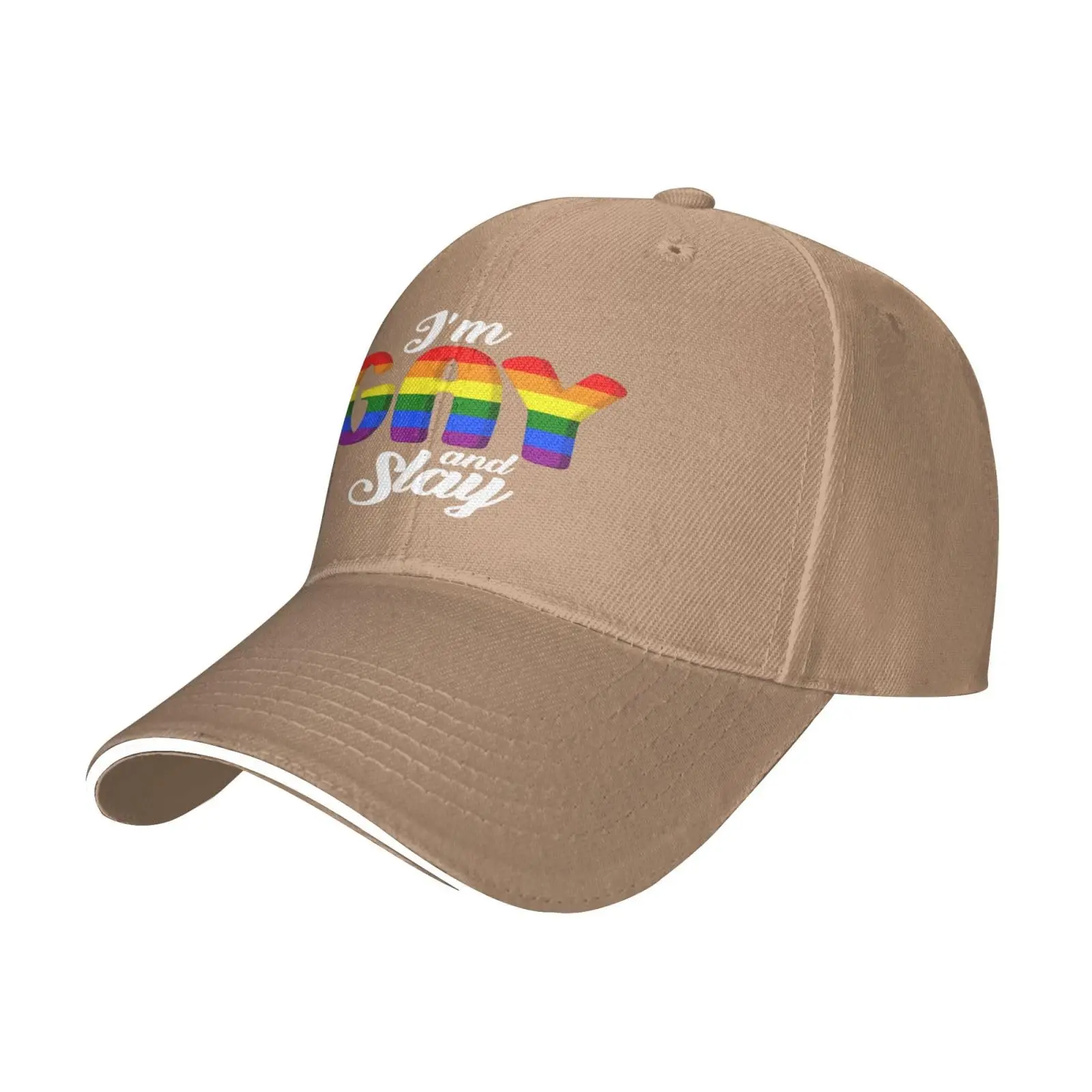 Gorra de béisbol I'm Gay and Slays para hombres y mujeres, gorro de camionero, gorras divertidas, Lgtbq, orgullo Gay