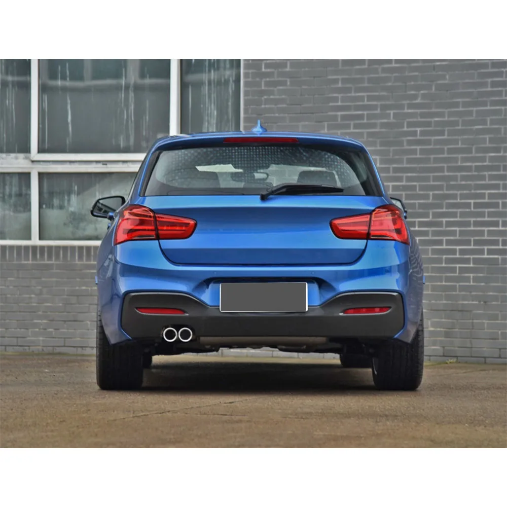 

Задний диффузор из АБС-пластика для BMW 1 серии F20 M Sport M135i M140i 2015 2016 2017 2018 OO-глянцевый черный карбоновый вид