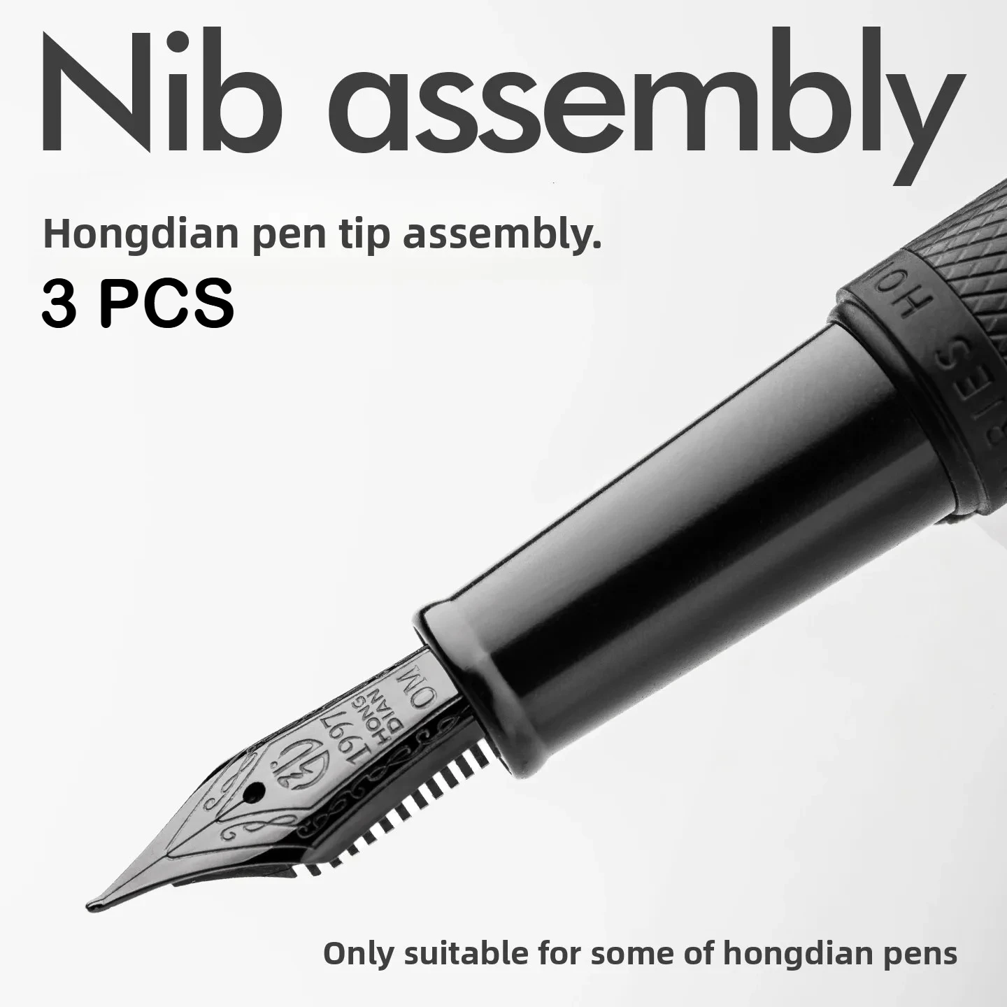 3 PCS HONGDIAN NO.35 Replacement Fountain Pen Nib F/EF For Fountain Pen Nib Spare Pen Nibs School Office Supplies Stationery