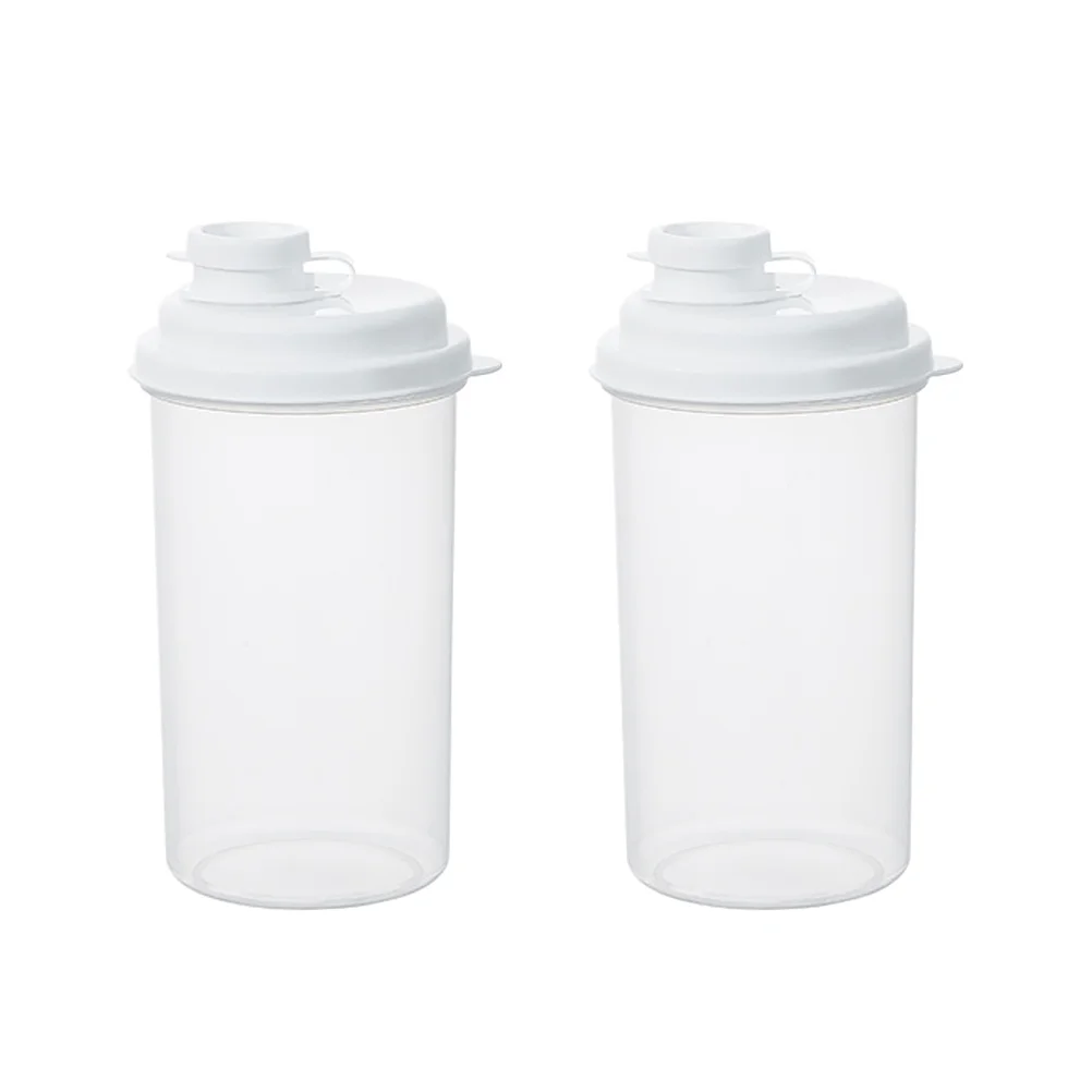 

2Pcs Coffee Juice Drink Bottle Large Capacity Plastic Water Bottle Outdoor Travel Sports Cold Brew Cup Water Container