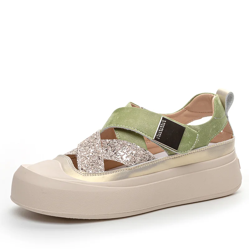 CICIYANG Women's Sandals 2025 Summer New Anti-slip Breathable Roman Female Shoes Large Size 42 43 Sneakers Casual Sandals Female - Image 5