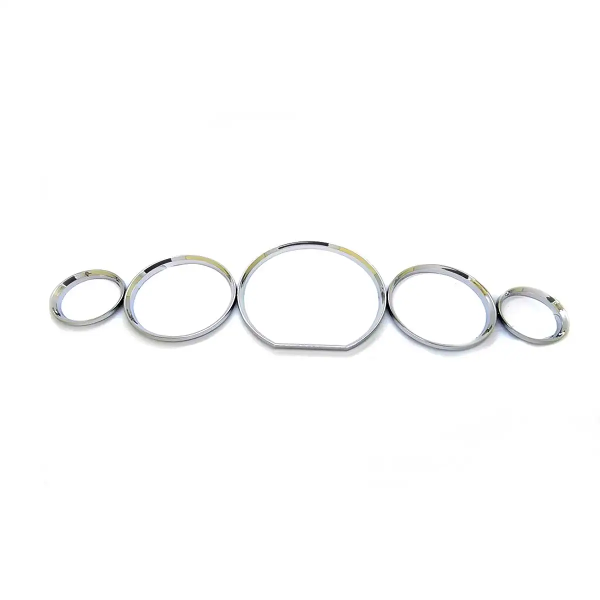 Speedometer Gauge Dial Rings Bezel Trim For MERCEDES BENZ W140(Chrome Silver )