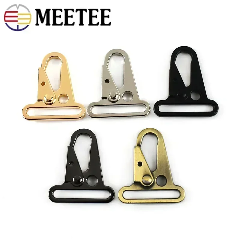 5/10Pcs 25/32/38mm Metal Buckles Snap Trigger Carabiner Hook Bag Strap Dog Collar Webbing Clip Clasp DIY Hardware Accessories