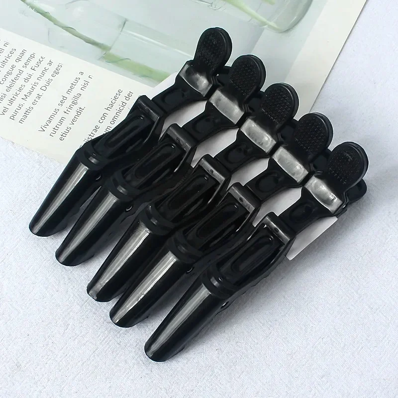 5PCS Alligator Hair Clip Hairdressing Clamps Plastic Hair Claw Hairpins Barber Clips for Salon Styling Tools Hair Accessories