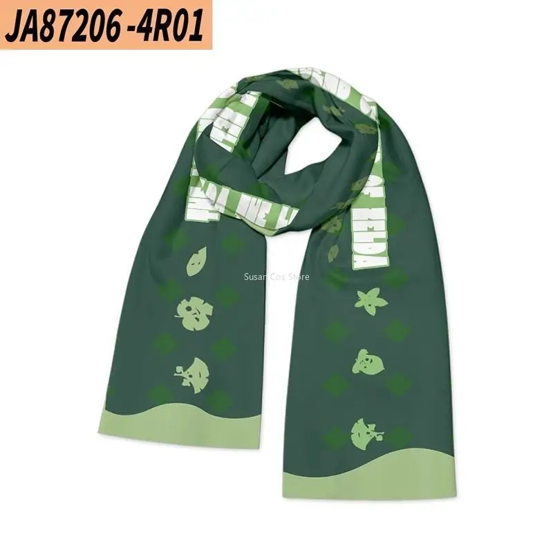 لعبة لينك وشاح أسطورة زيلدا بريث وايلد كوسبلاي دافئ للخريف والشتاء وشاح شال إكسسوارات هدية عيد الهالوين