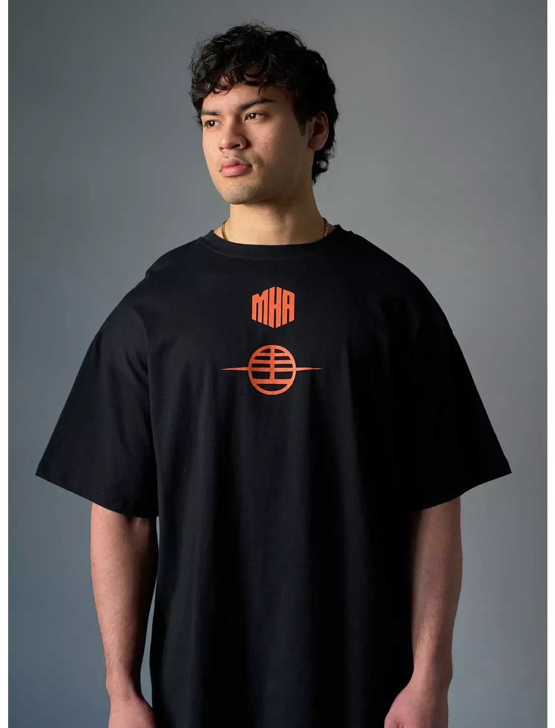 2026 Mens Womens My Hero Academia Bakugo T Shirt, Black Orange Plus Ultra Graphic Casual Clothing for Street Wear view 2