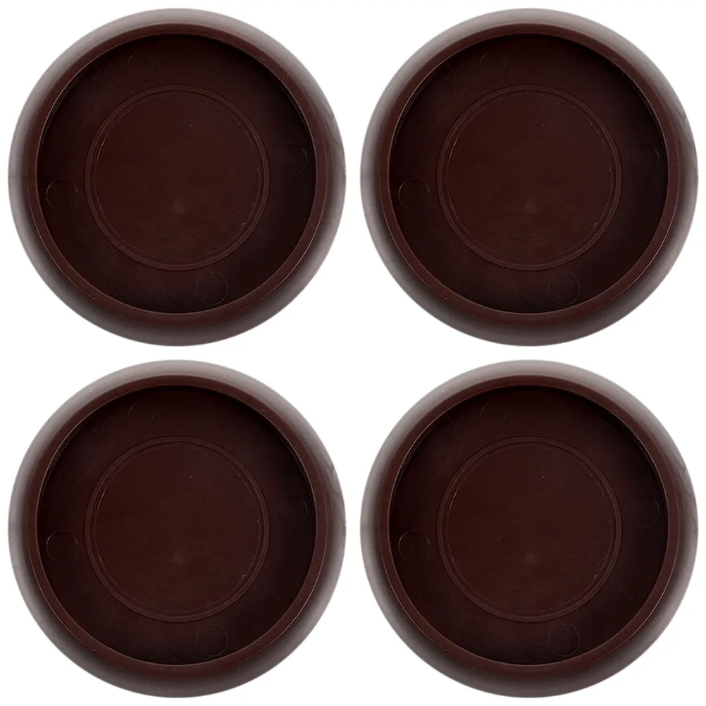 4pcs Table Leg Pad 1-3/4 Inch Round Washable Protector Prevent Sliding Furniture Coasters Durable Non Slip Chair Stoppers