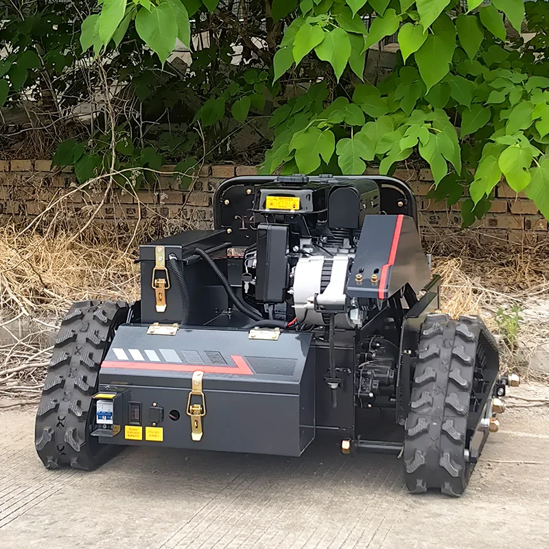 

Customized flail Mower Farm Crawler Wheel Self Propelled Robot Grass Cutter Lawn Mower