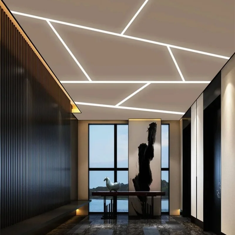 1-10M LED Neon Rope Tube Recessed Silicone Diffuser Channel For WS2811 RGB Indoor Decor Outdoor Waterproof Flexible Strip Light