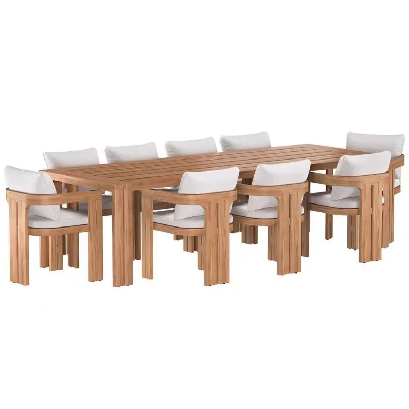 Open-air waterproof and sunscreen aluminum alloy outdoor leisure garden outdoor furniture, starting from two pieces