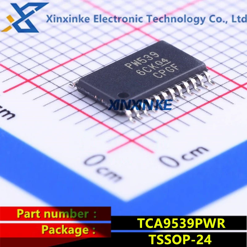 5PCS TCA9539PWR TSSOP-24 PW539 Interface  ICs I/O Expanders Rem 16B I2C & SMBus Low Power I/O Expander Brand New Original