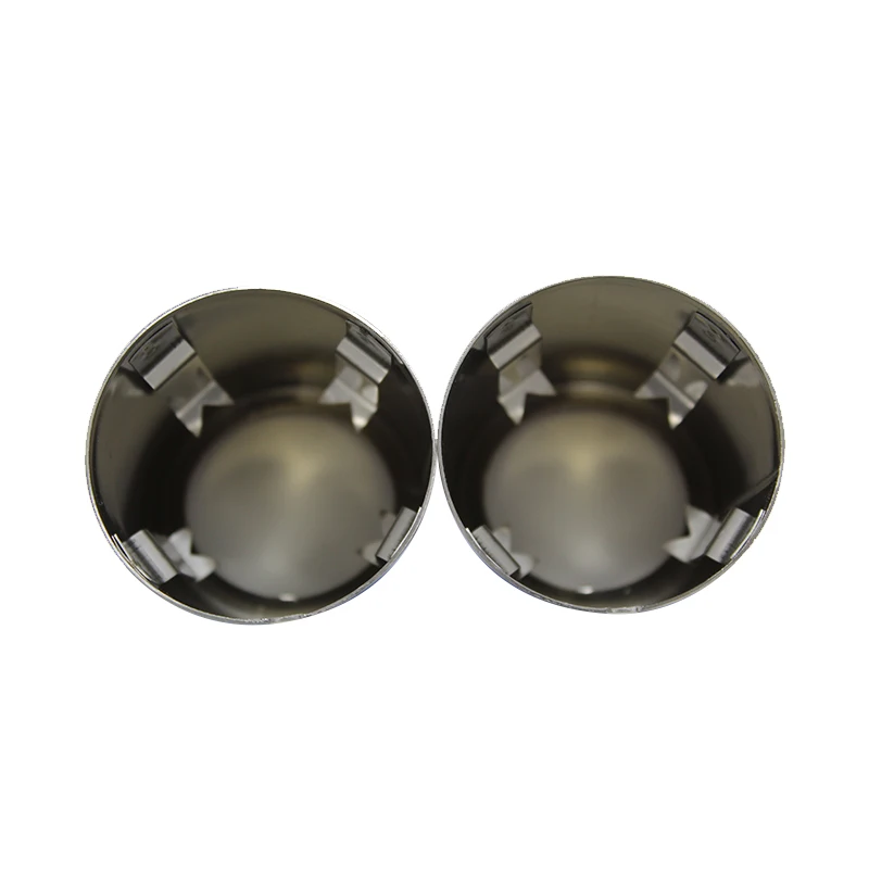 2Pcs 70mm Car Exhaust Muffler Tip Cover For BMW F30 2013-2018 E92 E90 3 Series GT 325i 328i Stainless Steel Accessories