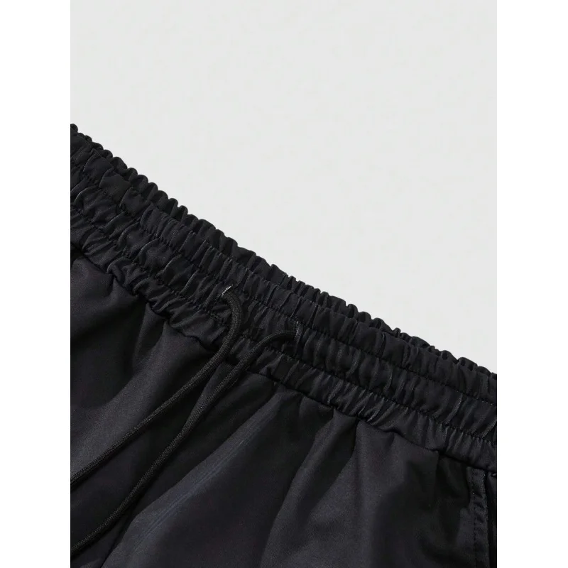 MEN Prep 2pcs/Set Men's Y2K Jersey Street Graphic Print Short Sleeve T-Shirts, Suitable For Everyday Wear In Spring/Summer