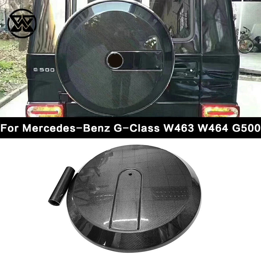 Carbon Fiber Spare Tire Cover Tire Protective Cover For Mercedes Benz G Class W463 W464 G500 G550 G63 Car Accessories Body Kit