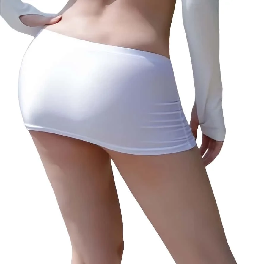 Newjoinfun ชุดเดกระโปรงมินิสเกิร์ตสะโพกแบบบางสีดำซีทรูเซ็กซี่สำหรับสตรีชุดชั้นในกระโปรงบอดี้คอนเสื้อผ้าแฟชั่นฤดูร้อน