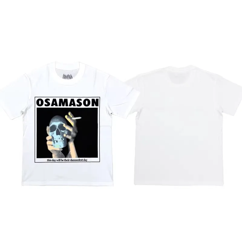 

Футболка с принтом 2026 Osamason Damnedest Day Skull, футболка с короткими рукавами и принтом TX1607