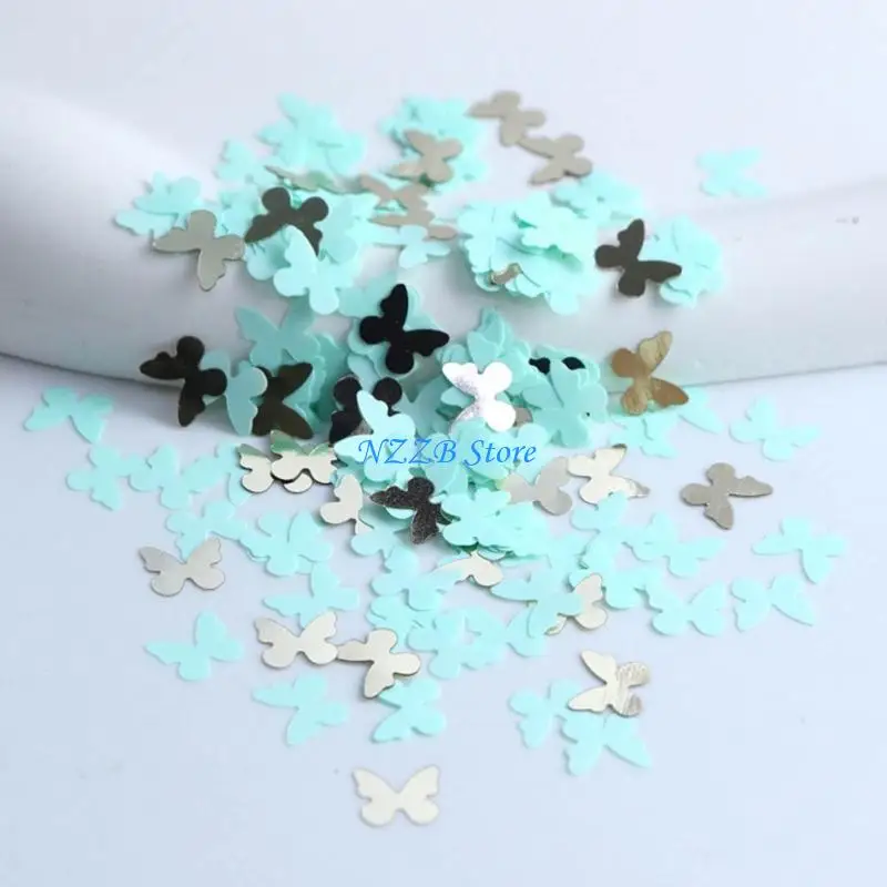 T21F Manicure Decorations بريق الترتر المتألقة المزيج مزيج بريق الأظافر