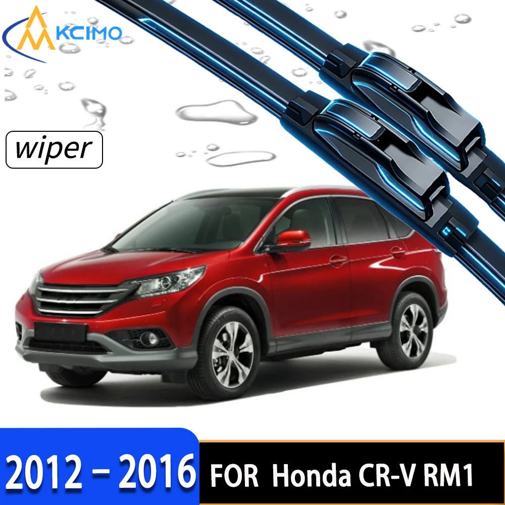 

Premium Front Windscreen Wiper Blades, Durable Rubber Wipers Suitable for Honda CR-V RM1/2/3/4RE5/6 2012–2016.