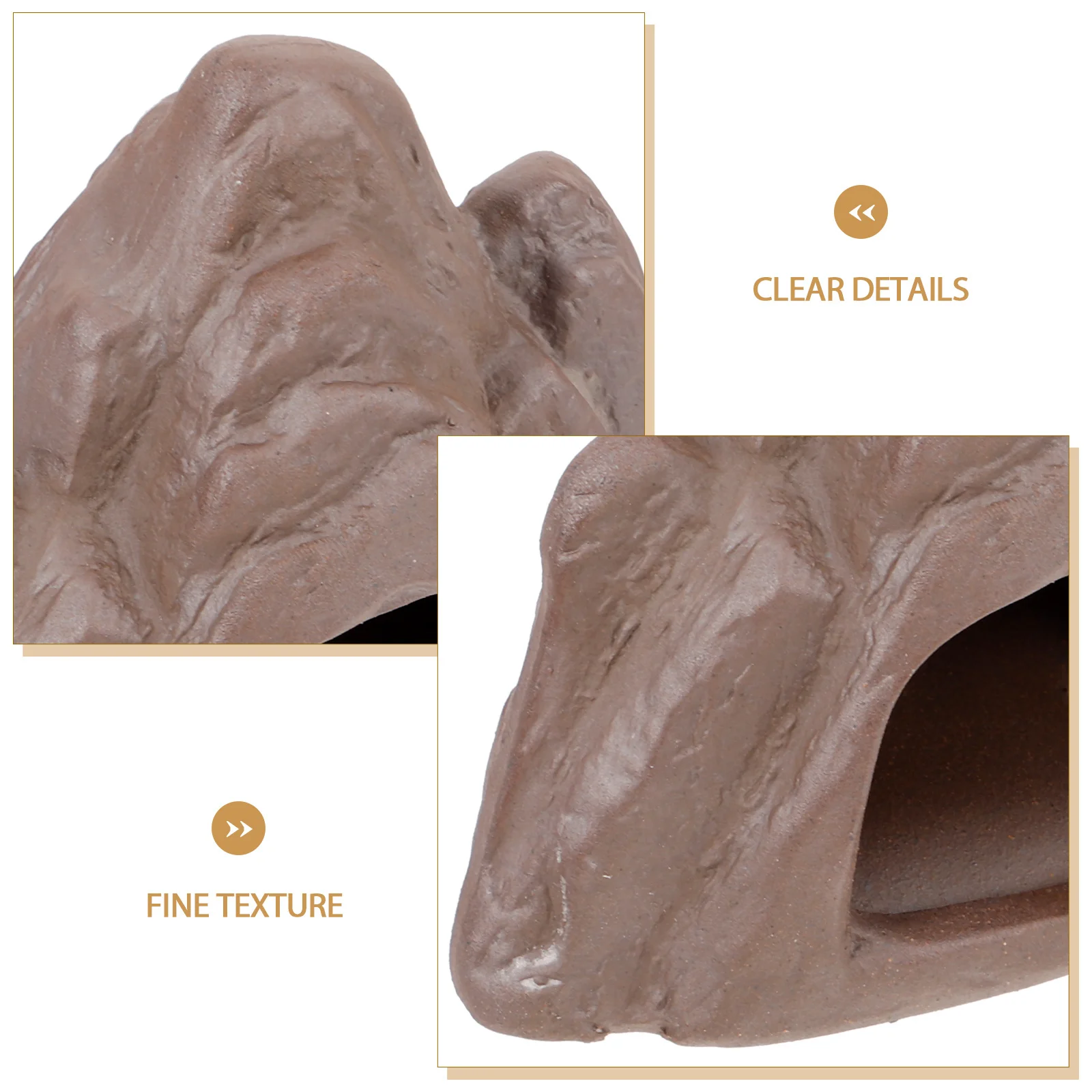 

Fish Tank Rockery Decoration Realistic Simulation Mountain Aquarium Cave Hideout Fish Shelter Landscape Decor Aquarium Rockery