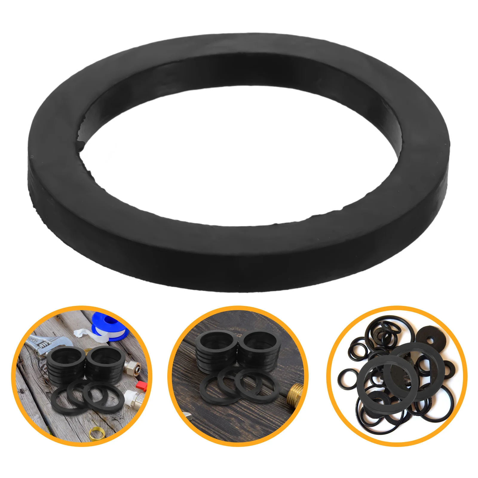 

15Pcs Quick Connect Hose Gasket Washers Nitrile Rubber Anti-Slip Shock-Absorbing Washers for Plumbing Garden Hose Sealing