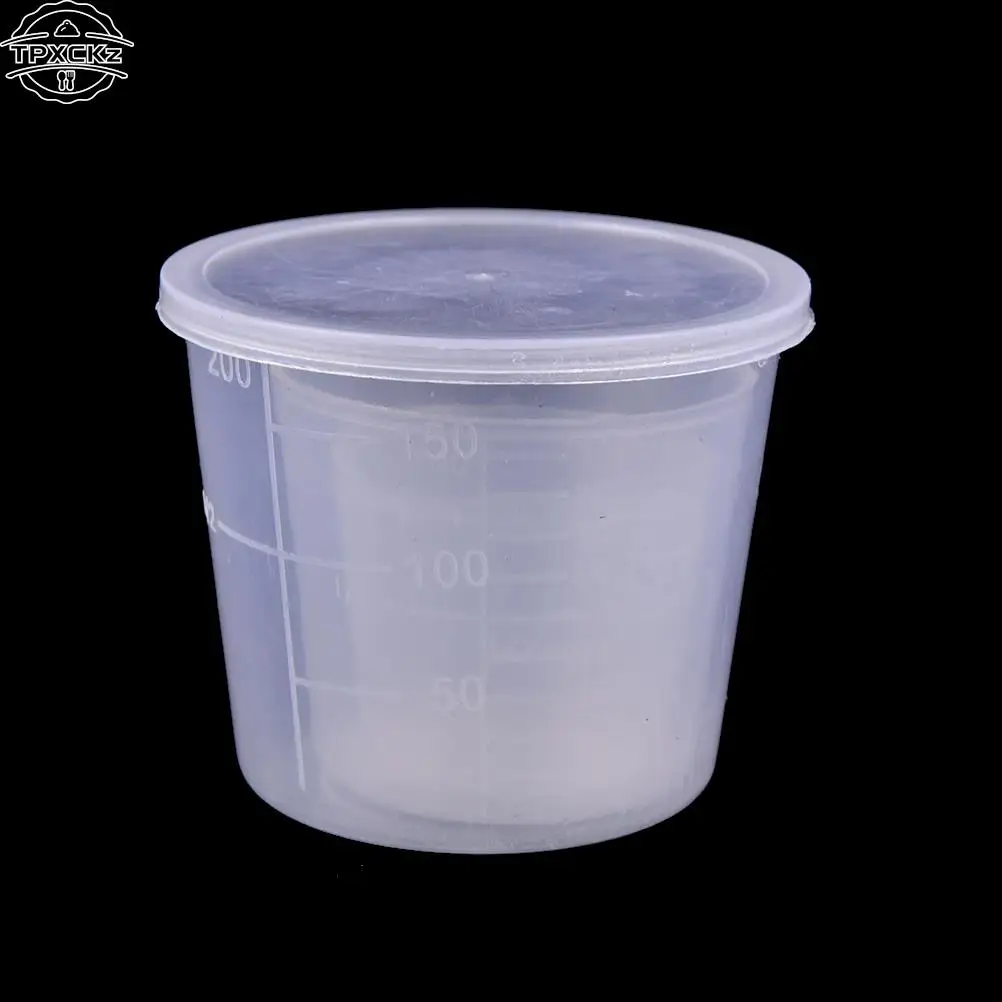 3PCS/Set 200/100/50ml Measuring Cup Labs Plastic Graduated Beakers Kitchen Tools Accessories