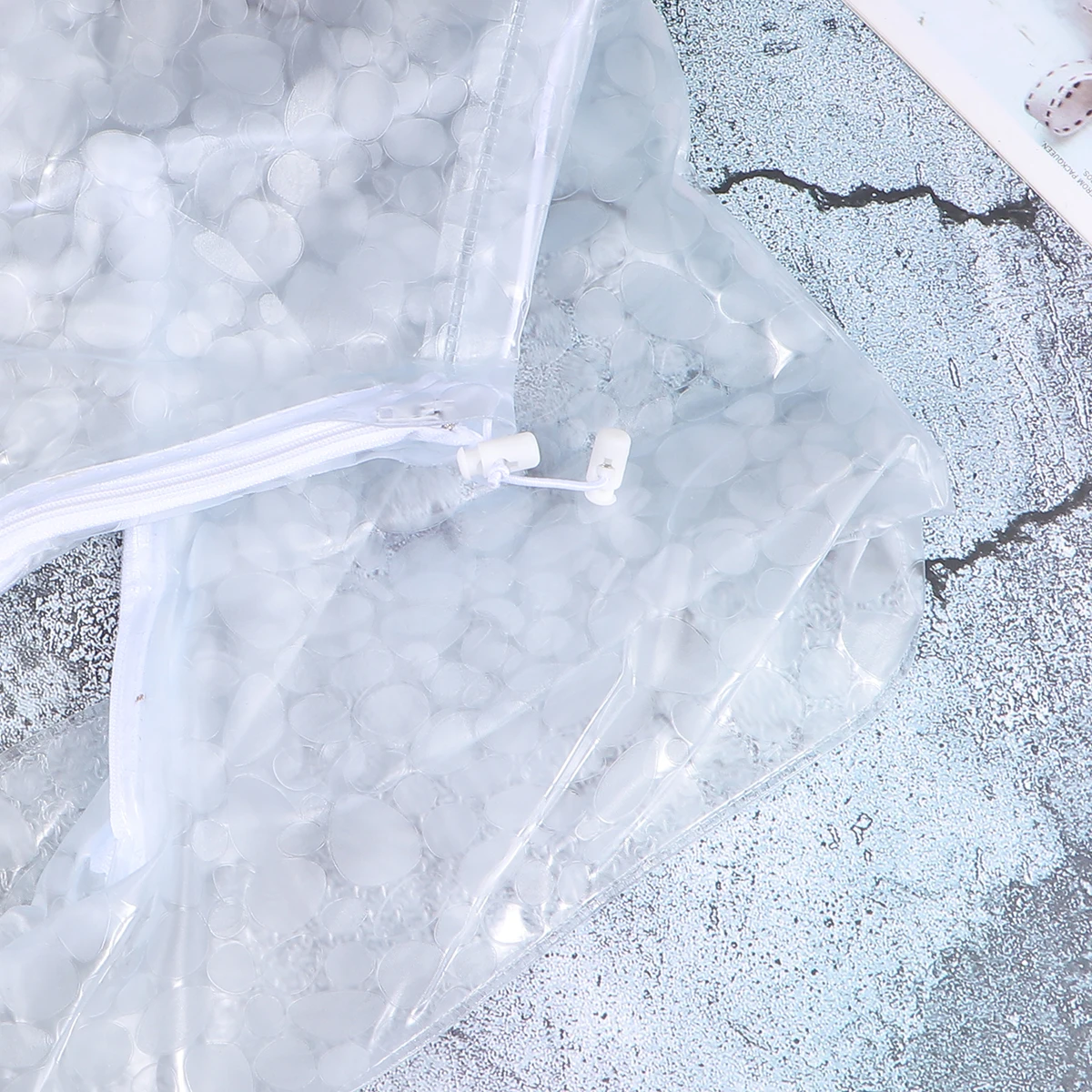 

1Pair Waterproof Rain Shoes PVC High-Cut Rain Shoe Covers for Kids Non-Slip Thickened Sole Zipper Closure Lightweight Mud