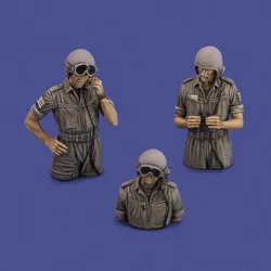 1/35 Scale Resin Figure Model Kit Modern Military Hobby Miniature Toy Idf Tank Crew Unassembled & Unpainted Diy Diorama N1324-1