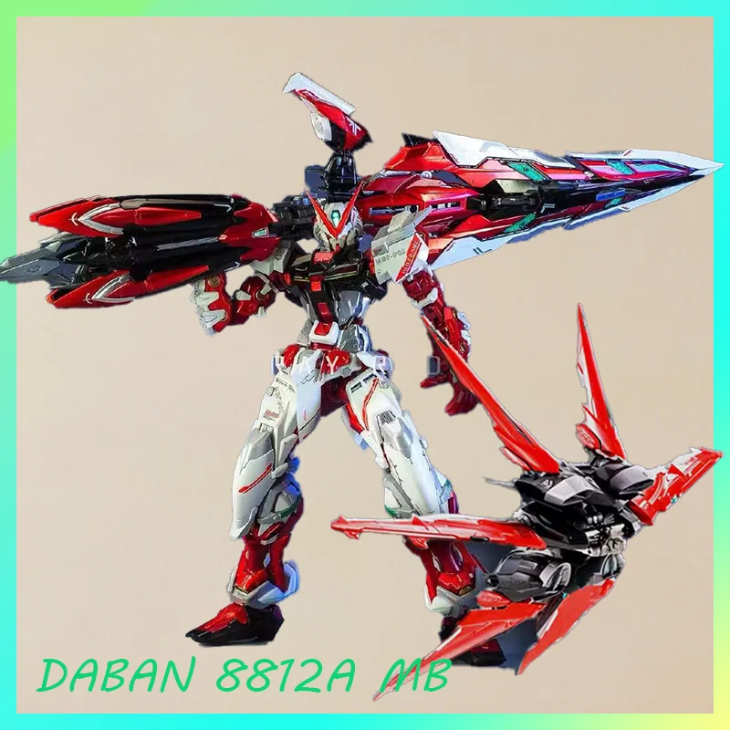 In-stock DABAN 8812A Red Astray MB Style Bewildered MG 1:100 Assembly Model Kit Transformable Greatsword Backpack Action Figure